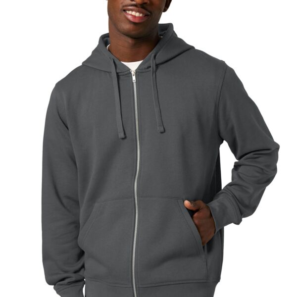 Unisex Mixer Full Zip Hooded Sweatshirt Thumbnail