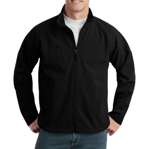 Port Authority Tall Textured Soft Shell Jacket TLJ705 Tall Textured Soft Shell Jacket Thumbnail