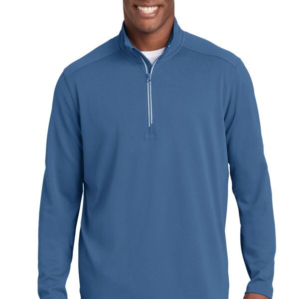Sport Tek Sport Wick ® Textured 1/4 Zip Pullover ST860 Sport Wick ® Textured 1/4 Zip Pullover Thumbnail